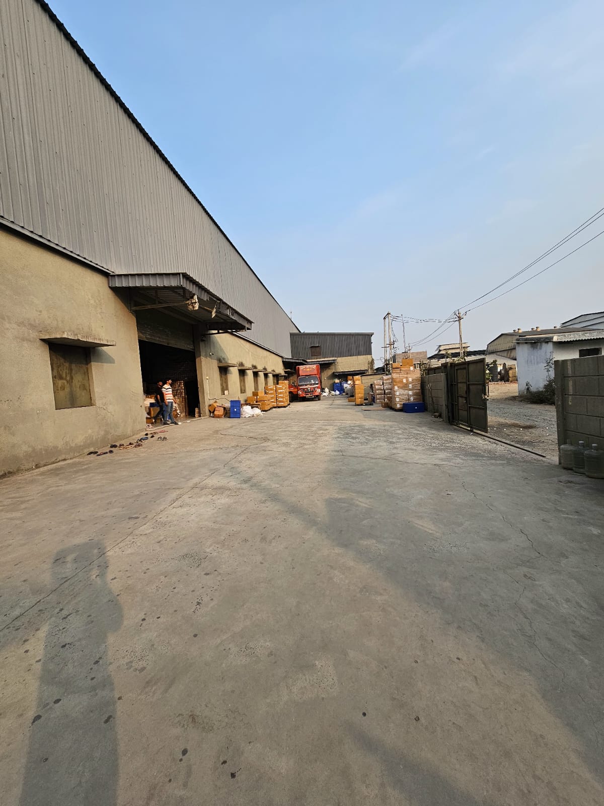 Exterior — loading side with truck bay